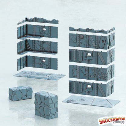 40K Tournament Terrain – Scrap Ork Buildings - Sci-Fi Grimdark Miniatures by Saucermen Studios, Wargame Scale 3D Printed - photo 4