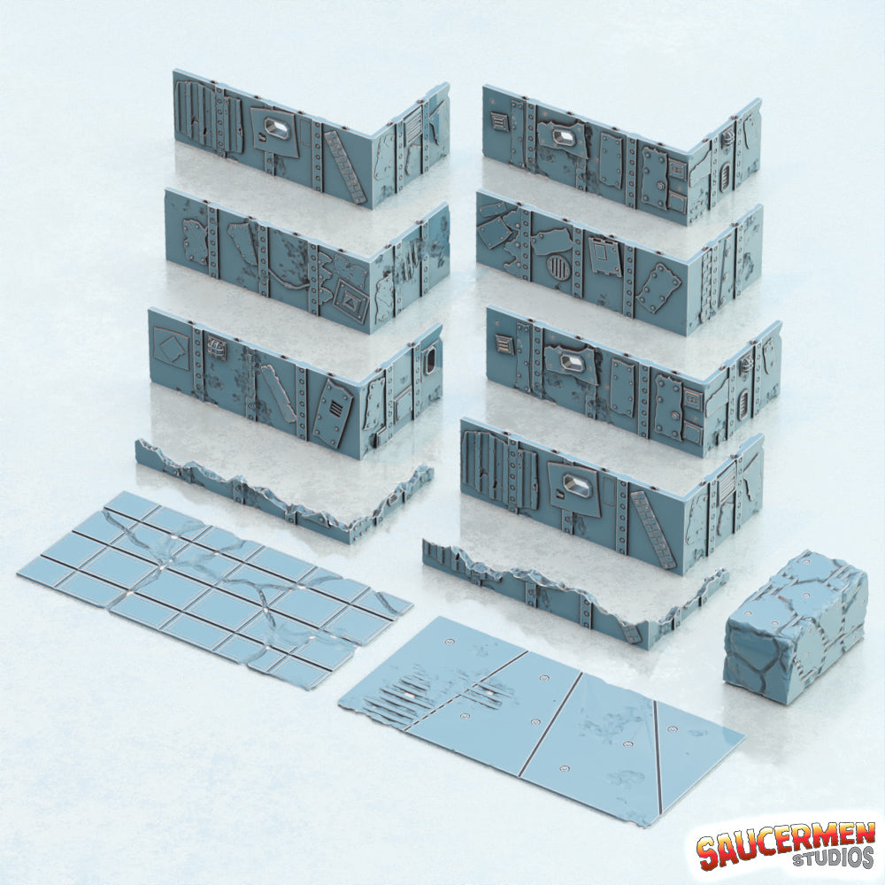 40K Tournament Terrain – Scrap Ork Buildings - Sci-Fi Grimdark Miniatures by Saucermen Studios, Wargame Scale 3D Printed - photo 6