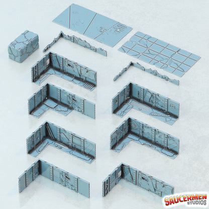 40K Tournament Terrain – Scrap Ork Buildings - Sci-Fi Grimdark Miniatures by Saucermen Studios, Wargame Scale 3D Printed - photo 7