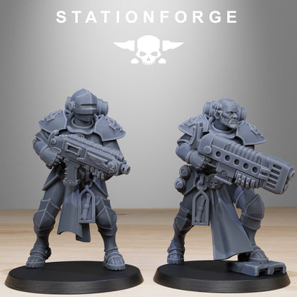Vodalites Brotherhood, Modular Sci-Fi Miniatures by STATIONFORGE, Grimdark Wargames Proxy - photo 6