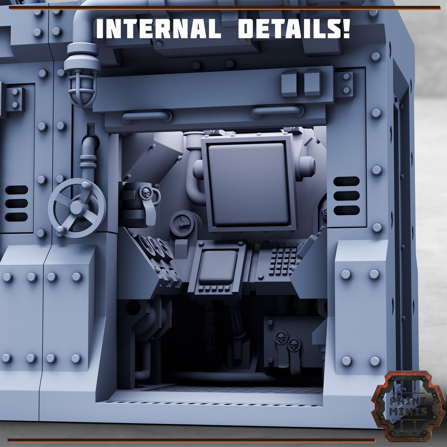 Tech Pack - Risor District Expansion - Sci-Fi City Skirmish Wargaming Terrain by Print Minis - photo 4