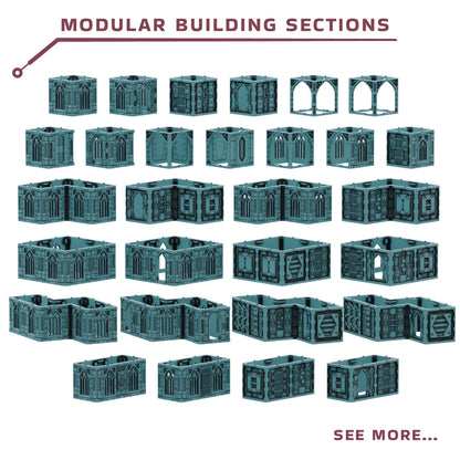 Grid City: Gothic – Core Set - Sci-Fi Grimdark Miniatures by Saucermen Studios, Wargame Scale 3D Printed - photo 3