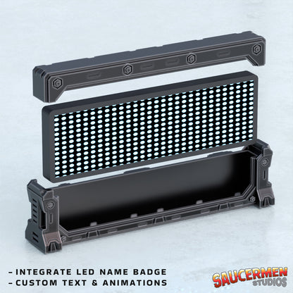 Scatter: LED Sign Billboard - Sci-Fi Grimdark Miniatures by Saucermen Studios, Wargame Scale 3D Printed - photo 2