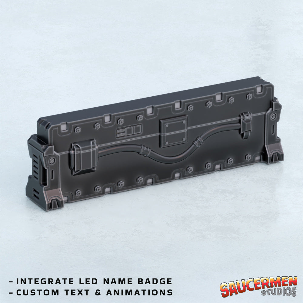 Scatter: LED Sign Billboard - Sci-Fi Grimdark Miniatures by Saucermen Studios, Wargame Scale 3D Printed - photo 4