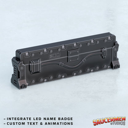 Scatter: LED Sign Billboard - Sci-Fi Grimdark Miniatures by Saucermen Studios, Wargame Scale 3D Printed - photo 4