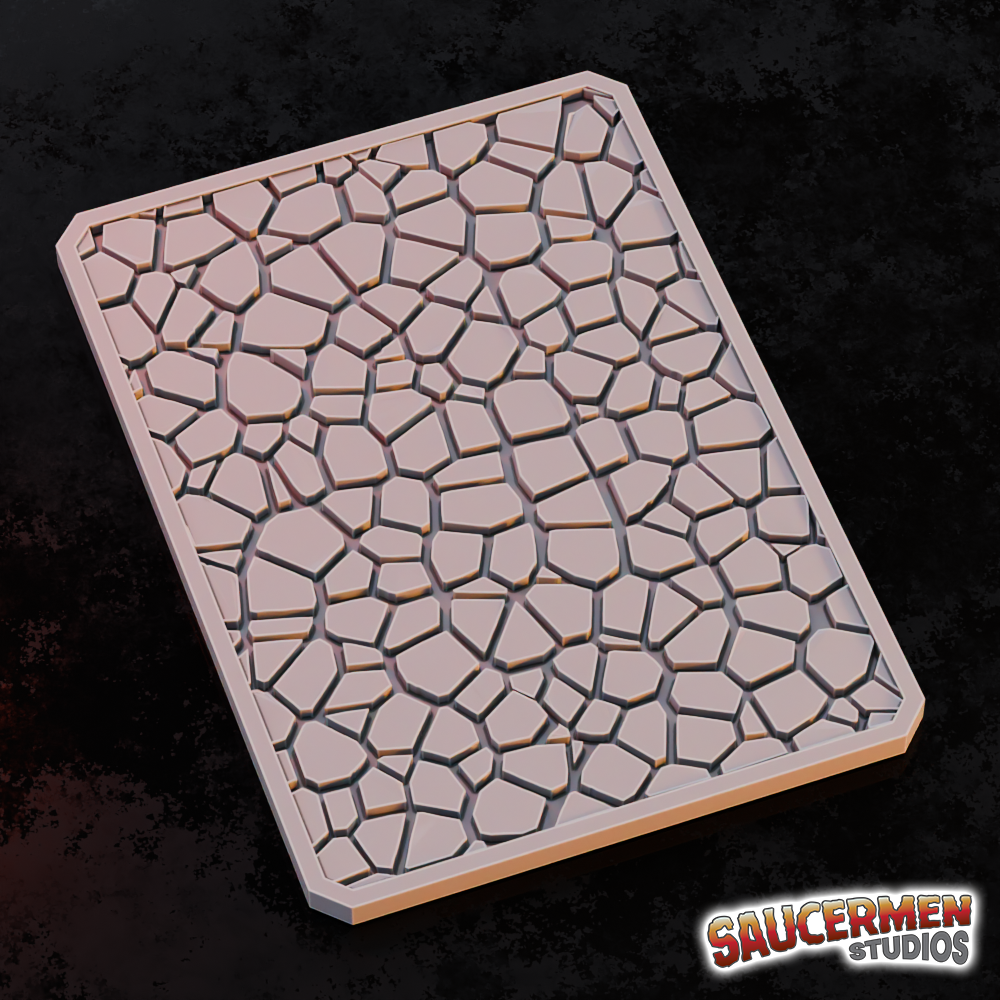 Texture / Practice Palette: Parched Earth - Sci-Fi Grimdark Miniatures by Saucermen Studios, Wargame Scale 3D Printed