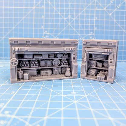 Storage Containers - Risor District - Sci-Fi City Skirmish Wargaming Terrain by Print Minis - photo 2