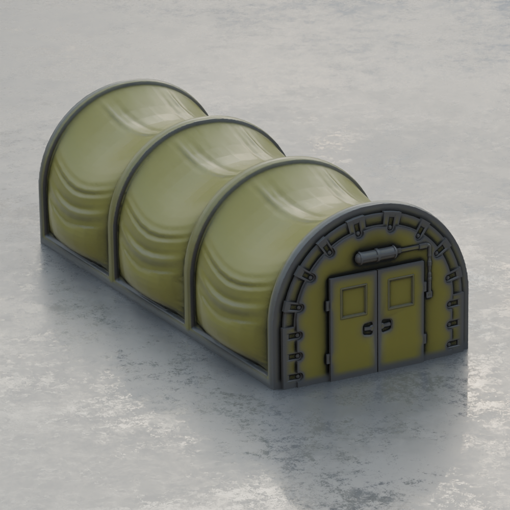 Research Tent - Sci-Fi Grimdark Miniatures by Saucermen Studios, Wargame Scale 3D Printed