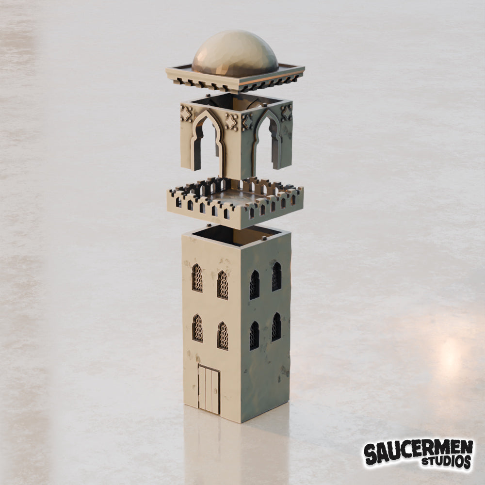 Middle Eastern Buildings BUNDLE - Sci-Fi Grimdark Miniatures by Saucermen Studios, Wargame Scale 3D Printed - photo 2