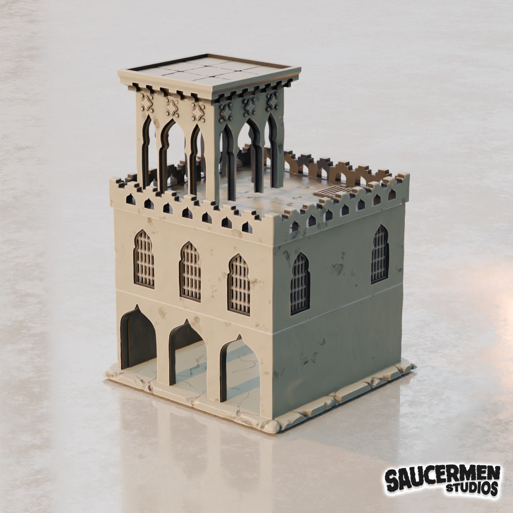 Middle Eastern Buildings BUNDLE - Sci-Fi Grimdark Miniatures by Saucermen Studios, Wargame Scale 3D Printed - photo 4