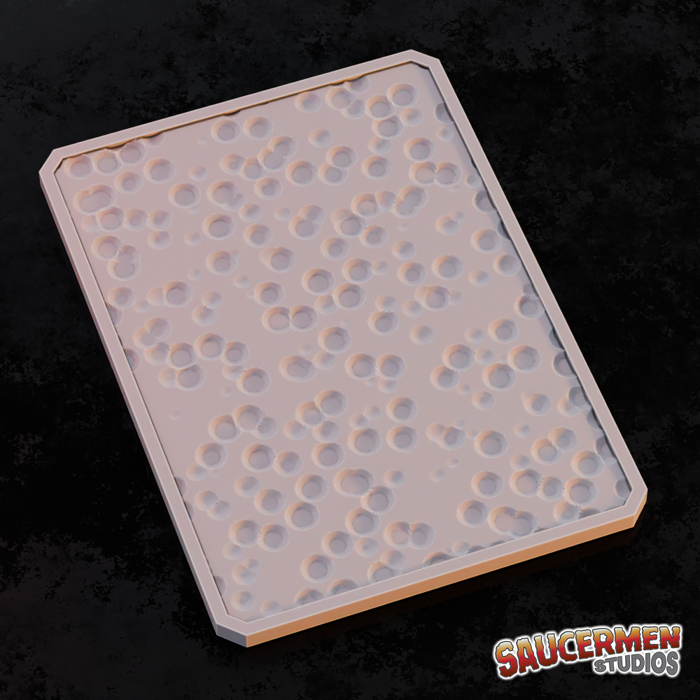 Texture & Practice Palette: Alien Growths 2 - Sci-Fi Grimdark Miniatures by Saucermen Studios, Wargame Scale 3D Printed