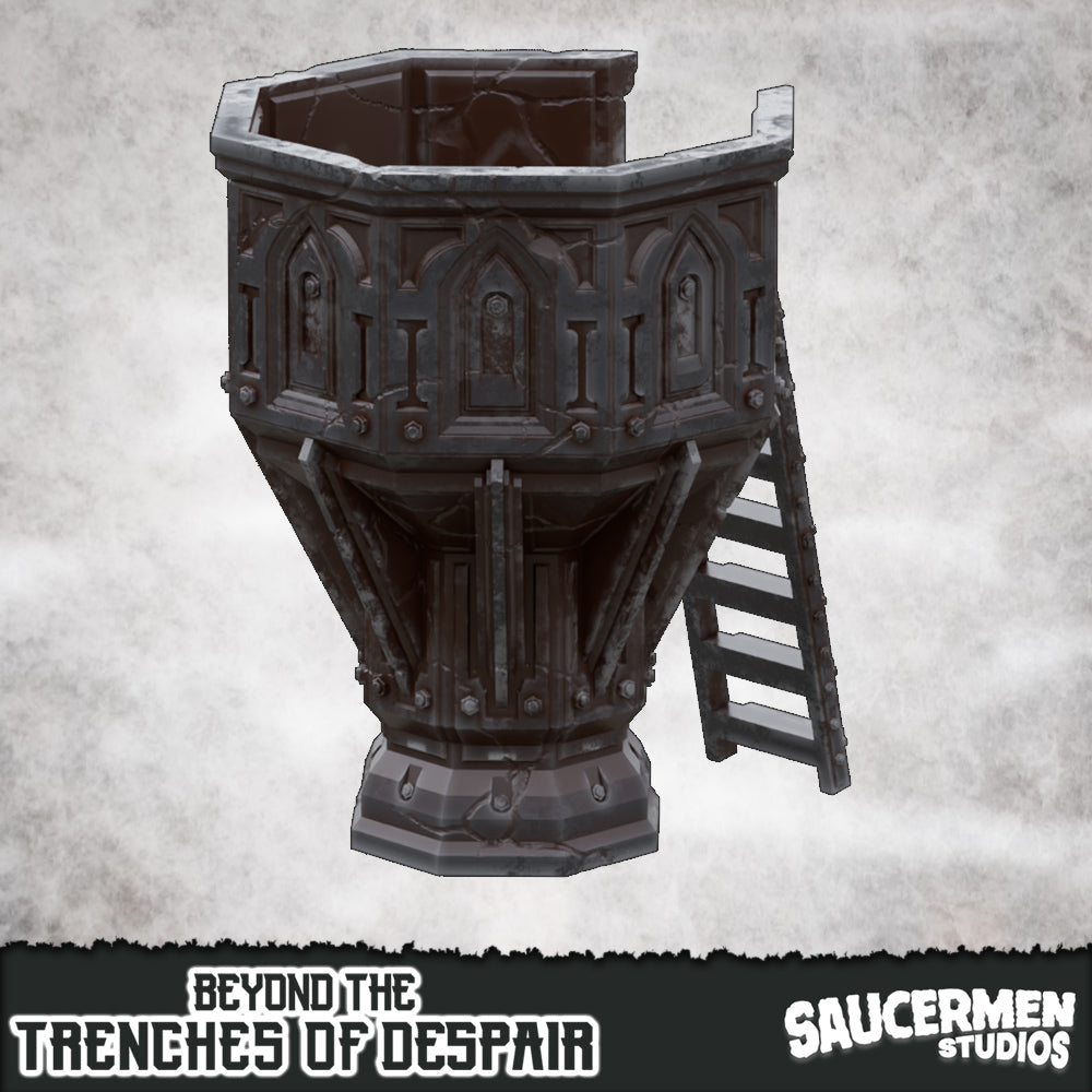 Beyond the Trenches of Despair: Pulpit - Sci-Fi Grimdark Miniatures by Saucermen Studios, Wargame Scale 3D Printed