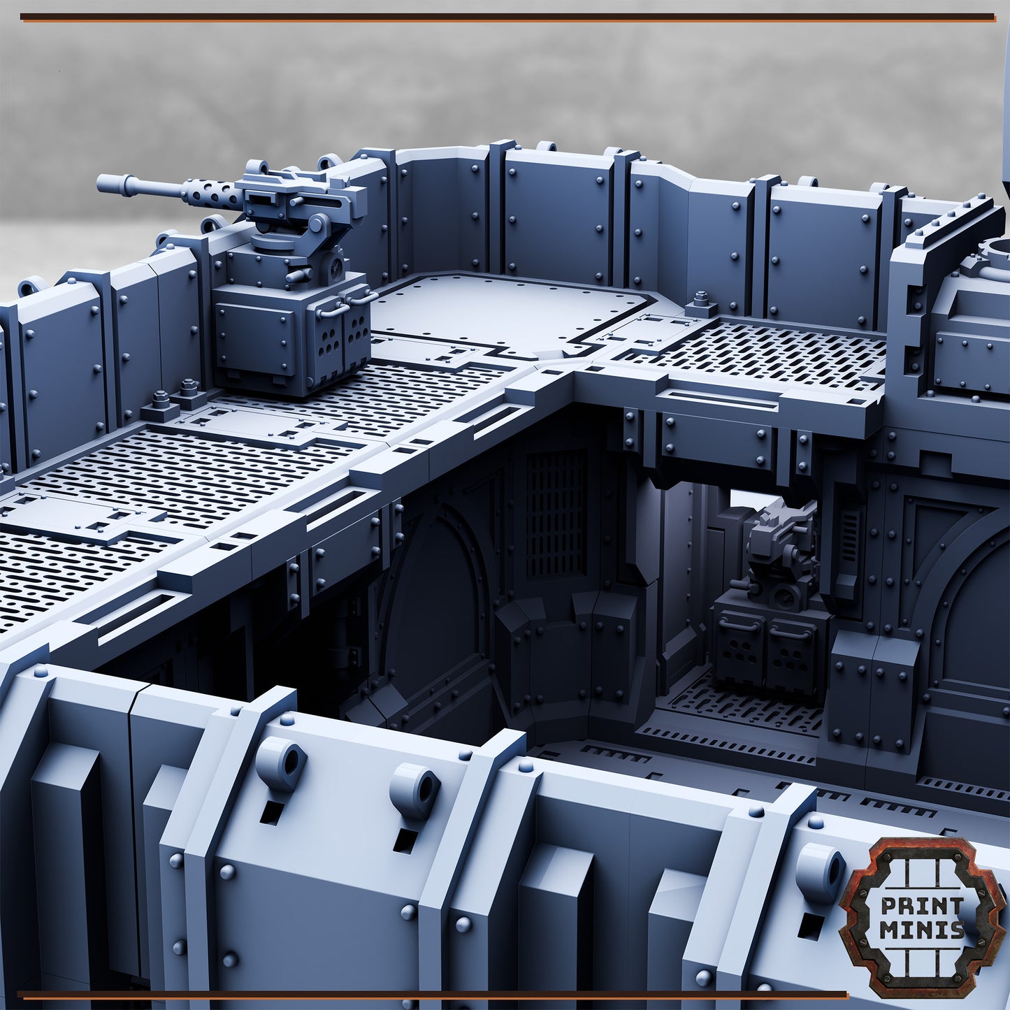Precinct 13 Ultimate Kit - Risor District - Sci-Fi City Skirmish Wargaming Terrain by Print Minis - photo 4