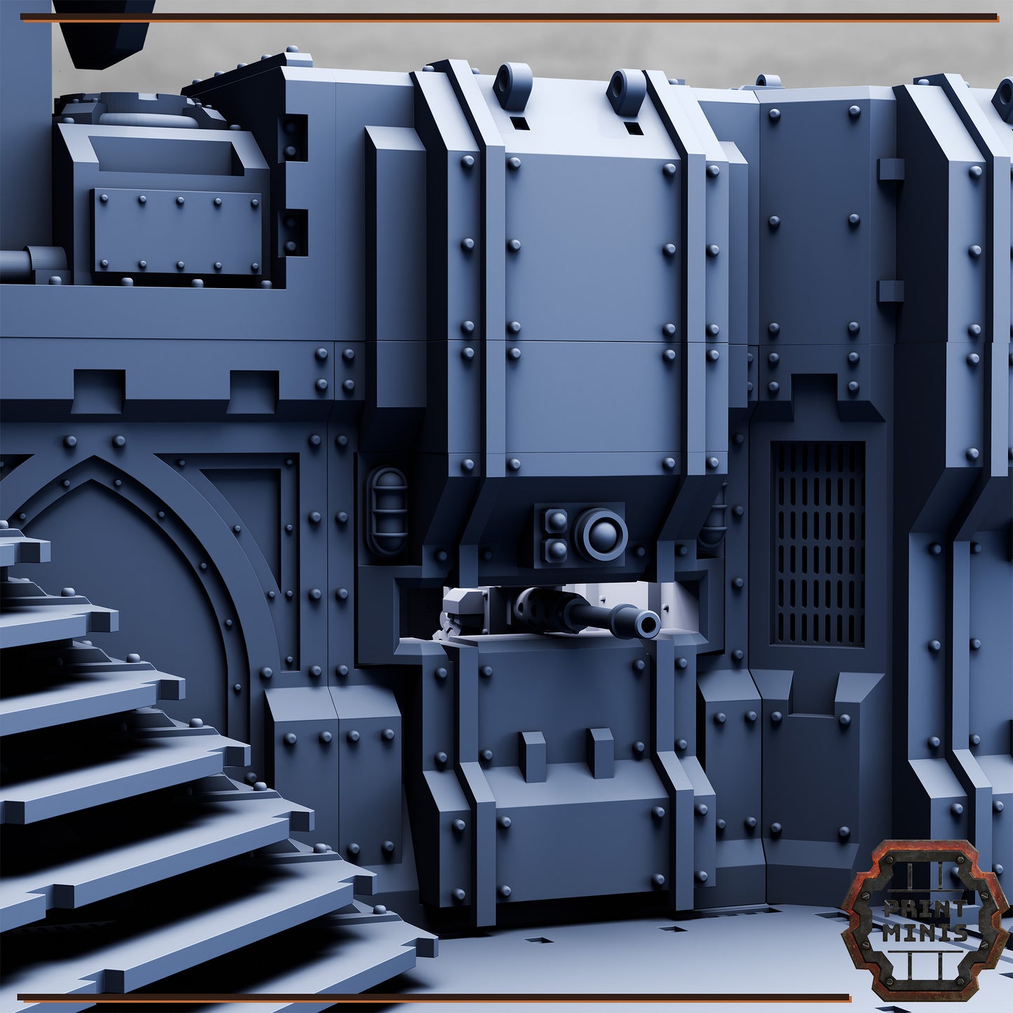 Precinct 13 Ultimate Kit - Risor District - Sci-Fi City Skirmish Wargaming Terrain by Print Minis - photo 5