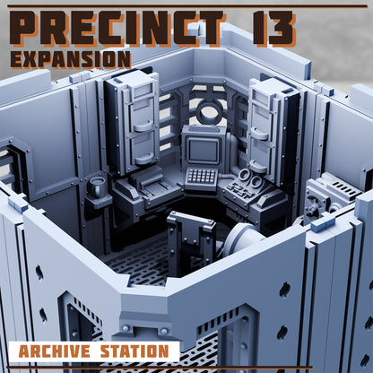 Precinct 13 Ultimate Kit - Risor District - Sci-Fi City Skirmish Wargaming Terrain by Print Minis - photo 9