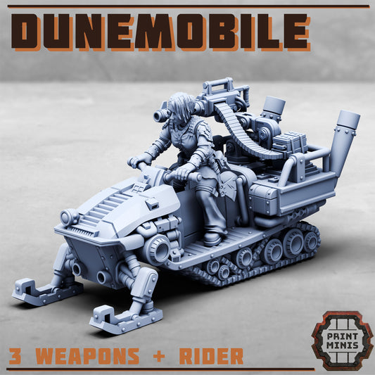 Dunemobile, Sci-Fi Grimdark Vehicle by STATIONFORGE, Wargames Proxy