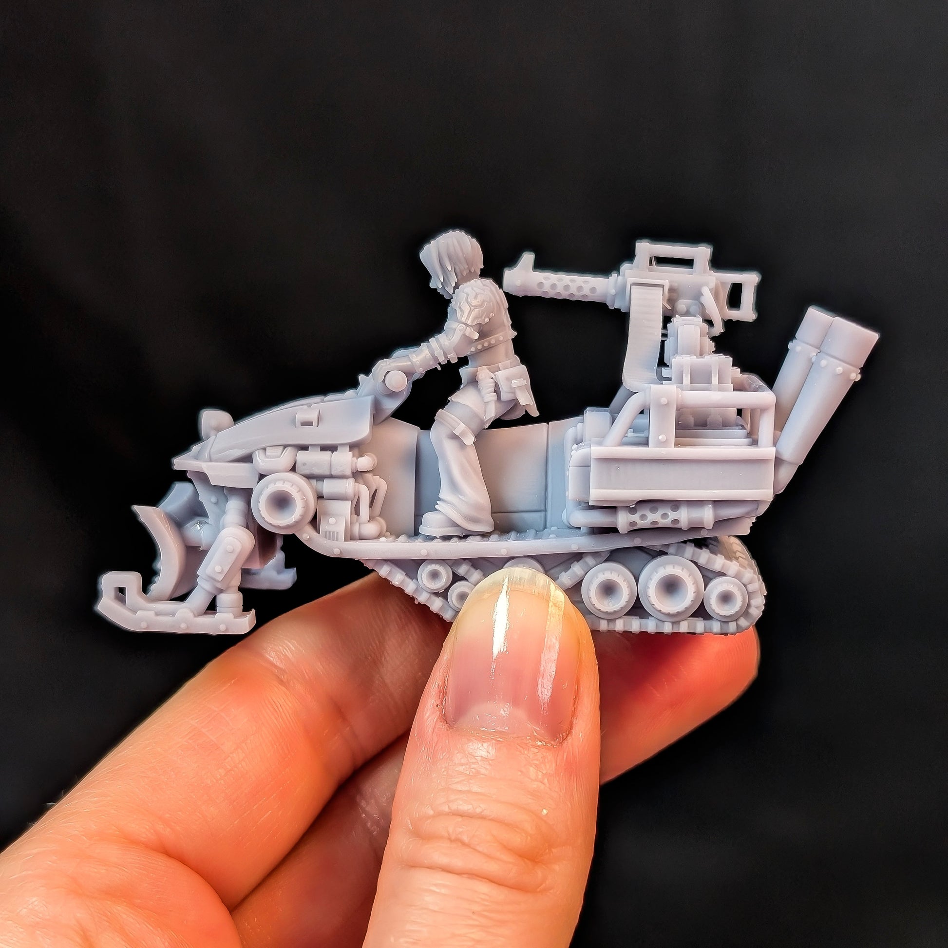 Dunemobile, Sci-Fi Grimdark Vehicle by STATIONFORGE, Wargames Proxy