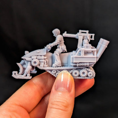 Dunemobile, Sci-Fi Grimdark Vehicle by STATIONFORGE, Wargames Proxy