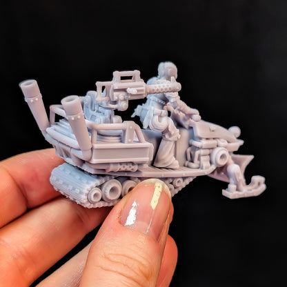 Dunemobile, Sci-Fi Grimdark Vehicle by STATIONFORGE, Wargames Proxy