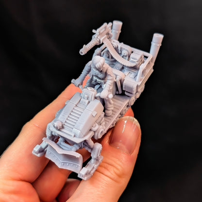 Dunemobile, Sci-Fi Grimdark Vehicle by STATIONFORGE, Wargames Proxy