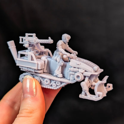 Dunemobile, Sci-Fi Grimdark Vehicle by STATIONFORGE, Wargames Proxy