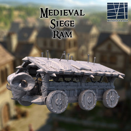 Siege Ram - Tabletop Terrain 28mm by MiniatureLand