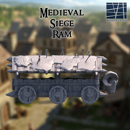 Siege Ram - Tabletop Terrain 28mm by MiniatureLand