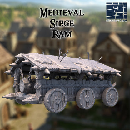Siege Ram - Tabletop Terrain 28mm by MiniatureLand