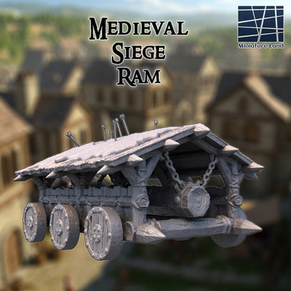Siege Ram - Tabletop Terrain 28mm by MiniatureLand