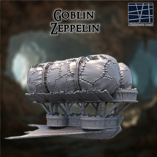 Goblin Zeppelin - Tabletop Terrain 28mm by MiniatureLand