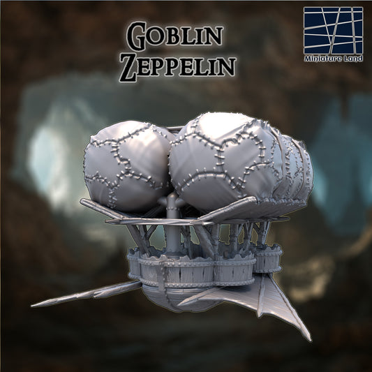 Goblin Zeppelin - Tabletop Terrain 28mm by MiniatureLand