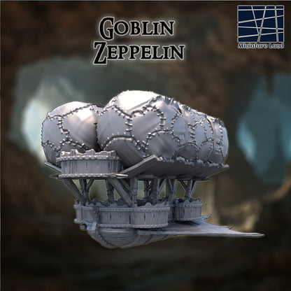 Goblin Zeppelin - Tabletop Terrain 28mm by MiniatureLand