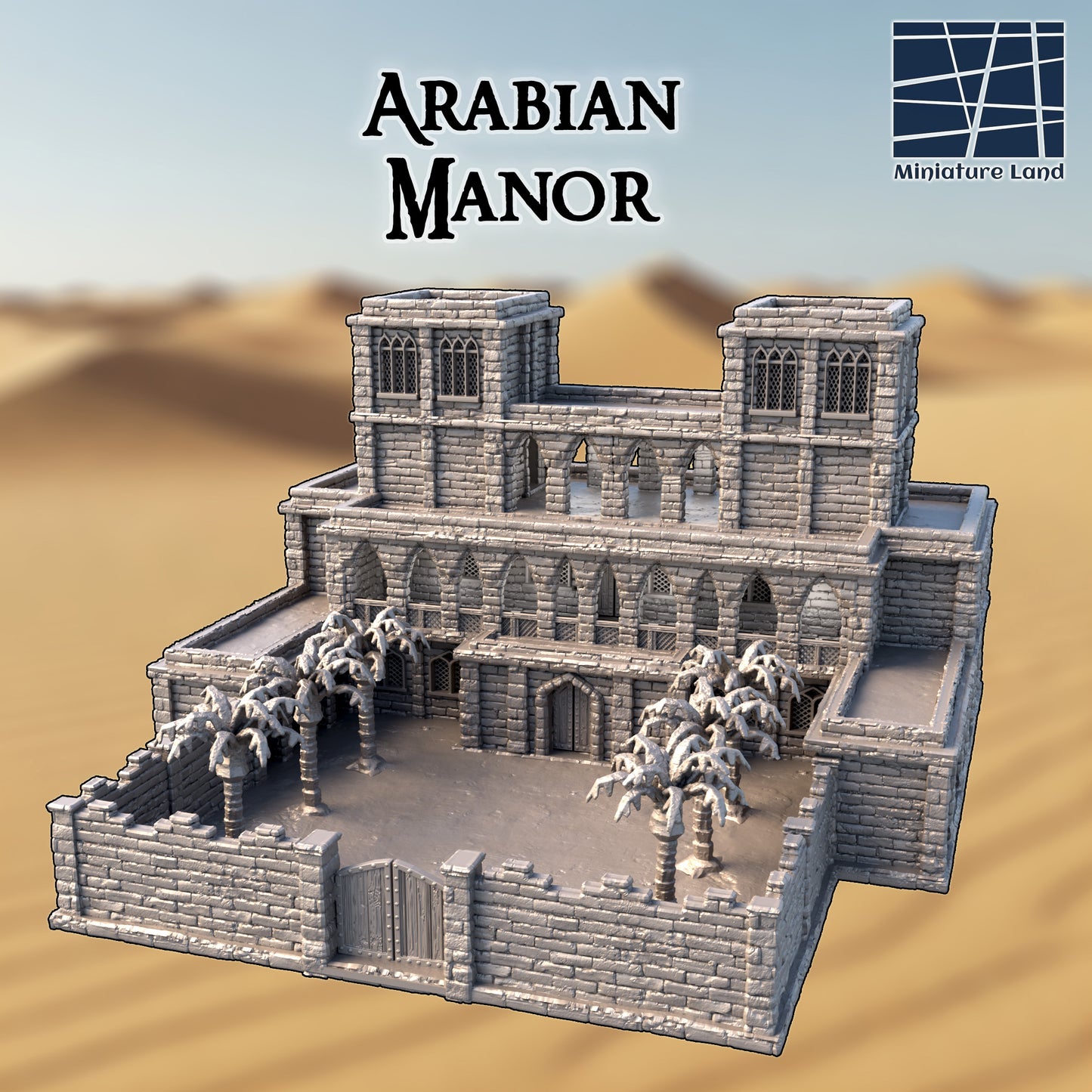 Arabian Manor - Tabletop Terrain 28mm by MiniatureLand