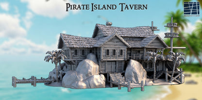 Island Tavern - Tabletop Terrain 28mm by MiniatureLand