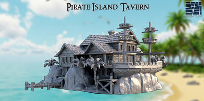 Island Tavern - Tabletop Terrain 28mm by MiniatureLand