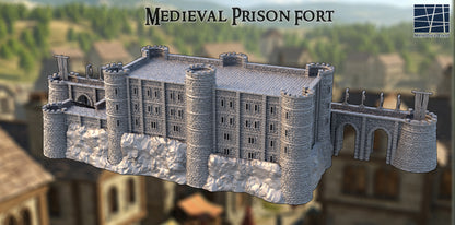 Medieval Prison Fort - Tabletop Terrain 28mm by MiniatureLand