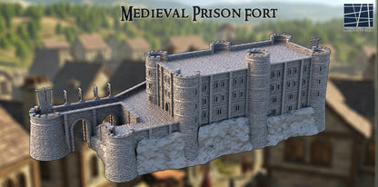 Medieval Prison Fort - Tabletop Terrain 28mm by MiniatureLand