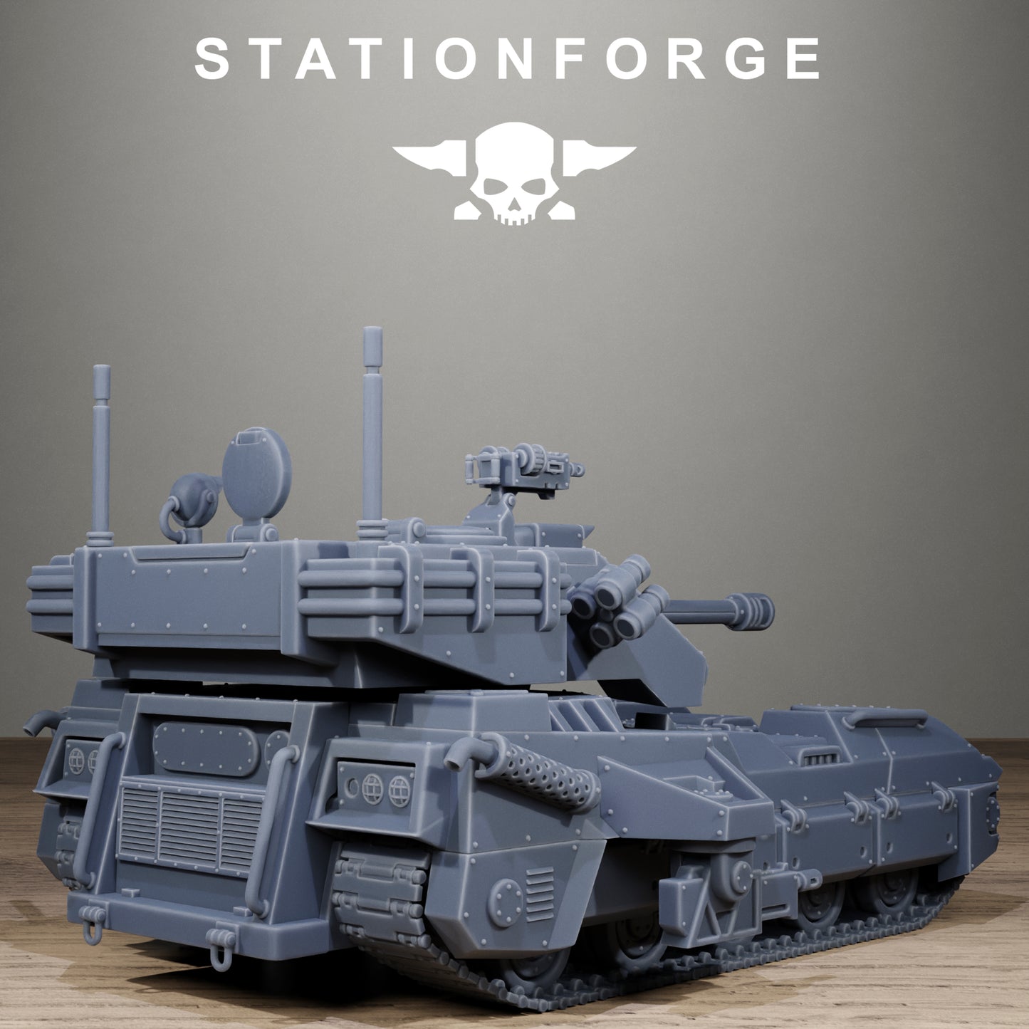 Freeguard Avant Tank, Modular Sci-Fi Marine warriors by STATIONFORGE, Grimdark Wargames Proxy