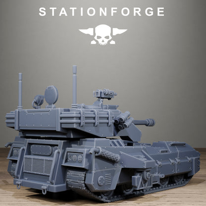 Freeguard Avant Tank, Modular Sci-Fi Marine warriors by STATIONFORGE, Grimdark Wargames Proxy