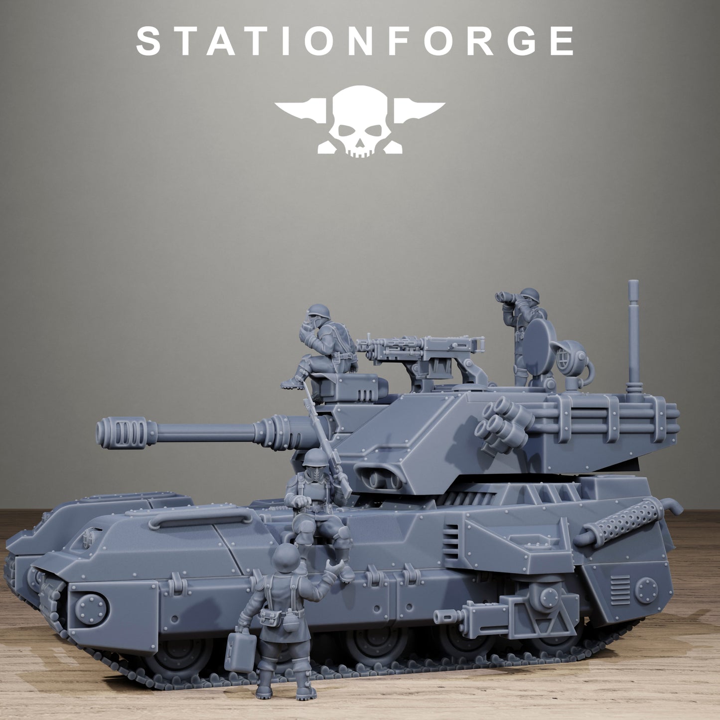 Freeguard Avant Tank, Modular Sci-Fi Marine warriors by STATIONFORGE, Grimdark Wargames Proxy