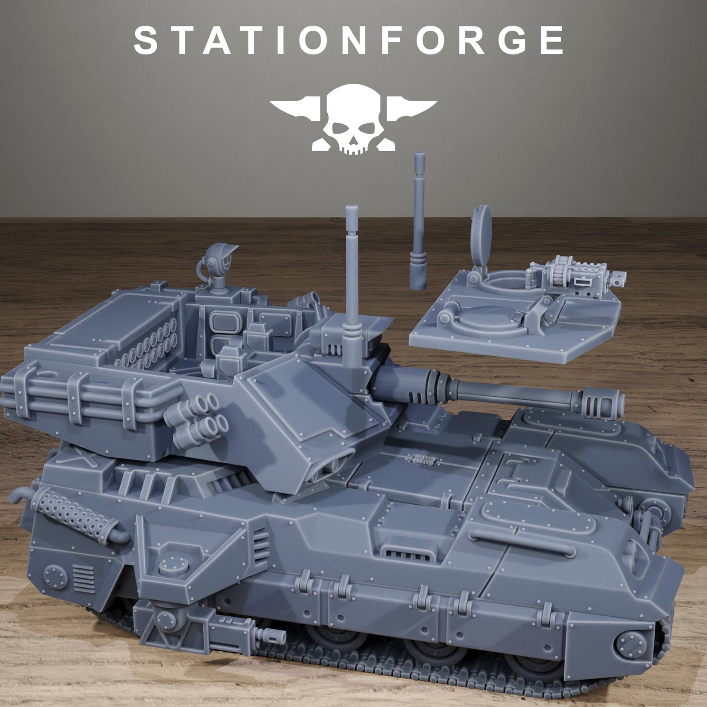 Freeguard Avant Tank, Modular Sci-Fi Marine warriors by STATIONFORGE, Grimdark Wargames Proxy