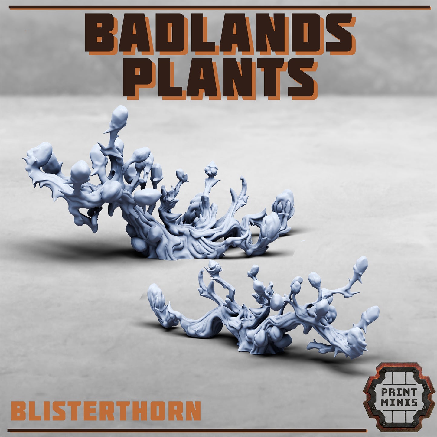 Badlands Plants Kit x6, Sci-Fi Grimdark Terrain by STATIONFORGE