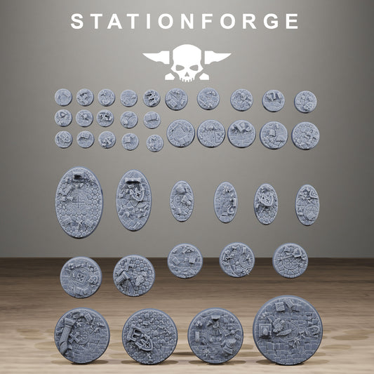 Church Bases, Sci-Fi Grimdark Terrain by STATIONFORGE