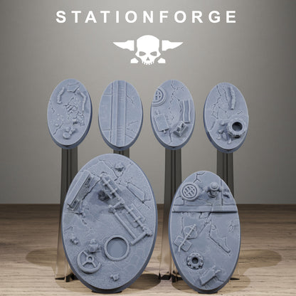 Concreteroad Bases, Sci-Fi Grimdark Terrain by STATIONFORGE - photo 2