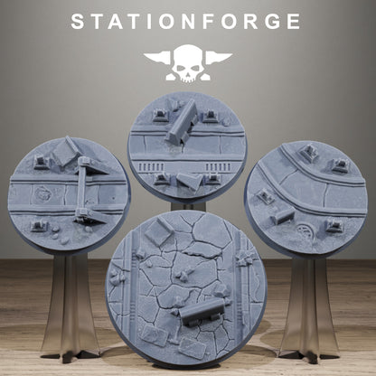 Concreteroad Bases, Sci-Fi Grimdark Terrain by STATIONFORGE - photo 3