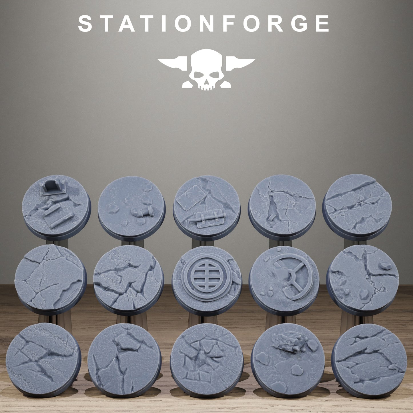 Concreteroad Bases, Sci-Fi Grimdark Terrain by STATIONFORGE - photo 4