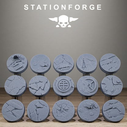 Concreteroad Bases, Sci-Fi Grimdark Terrain by STATIONFORGE - photo 4