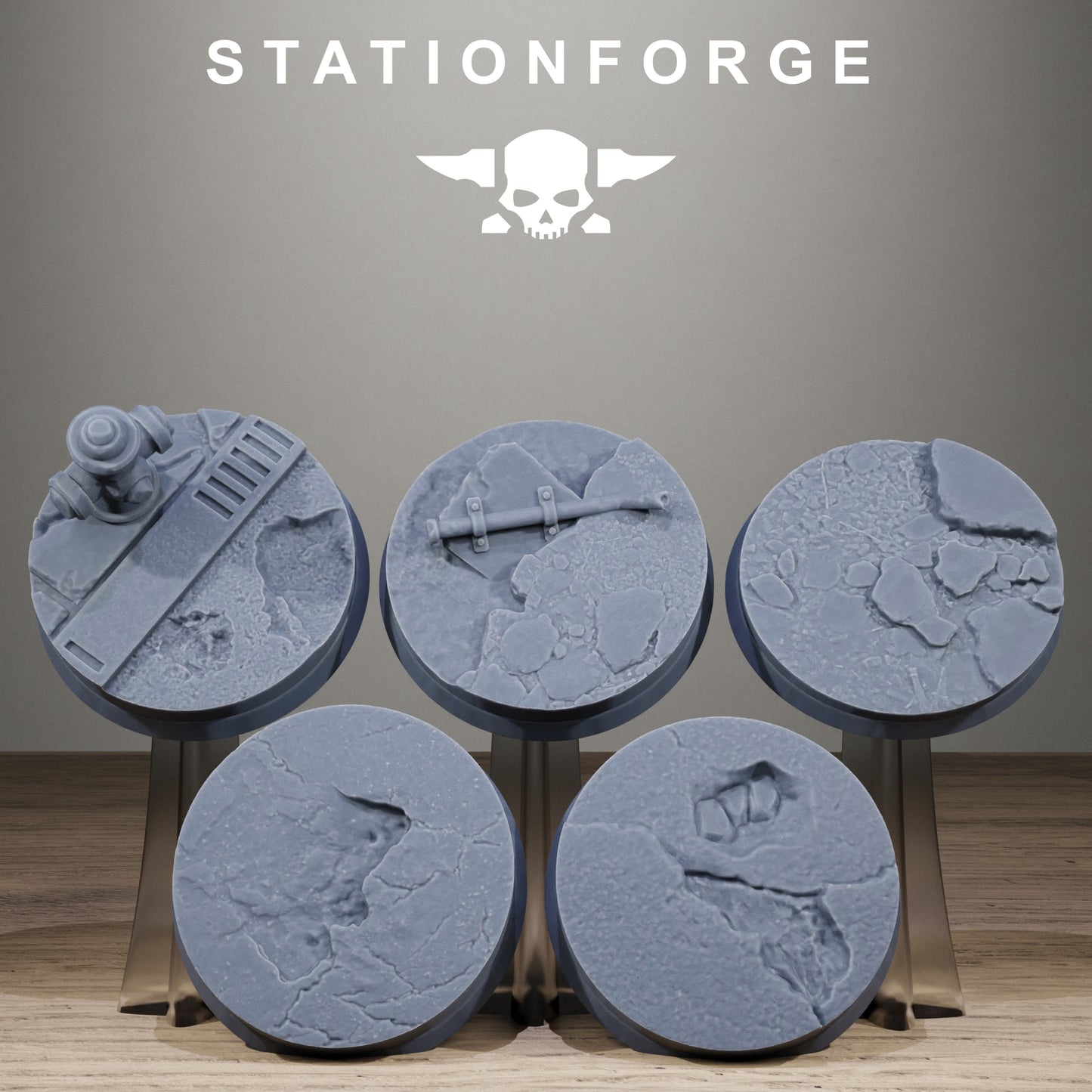 Concreteroad Bases, Sci-Fi Grimdark Terrain by STATIONFORGE - photo 5