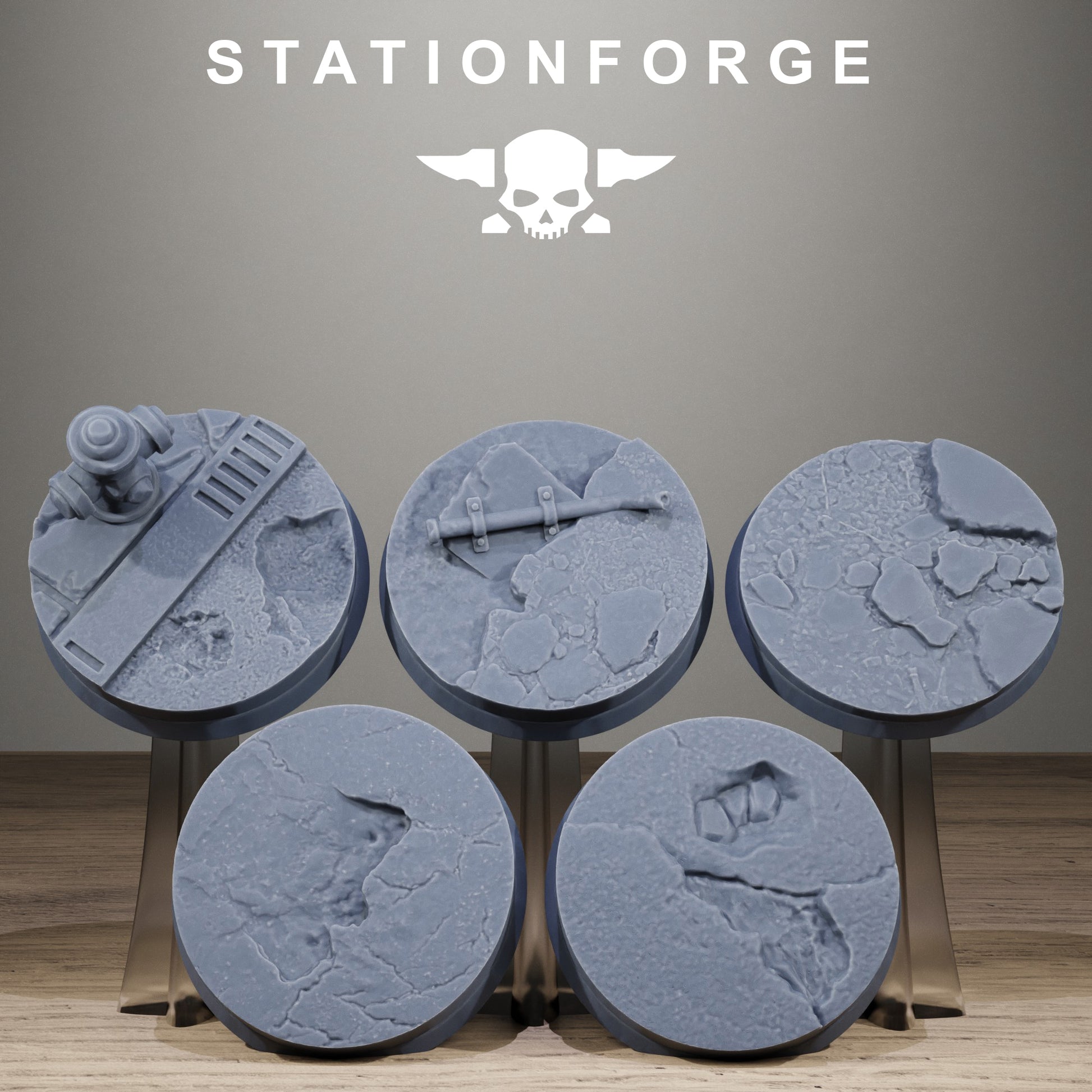 Concreteroad Bases, Sci-Fi Grimdark Terrain by STATIONFORGE - photo 5