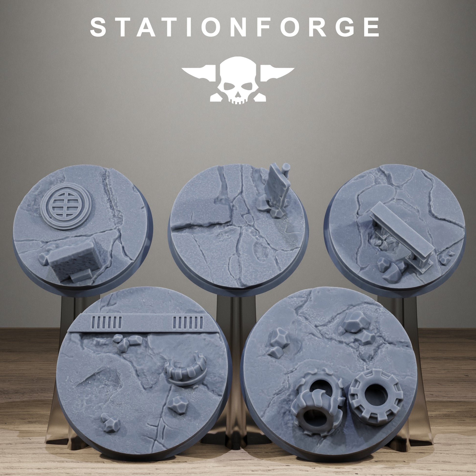 Concreteroad Bases, Sci-Fi Grimdark Terrain by STATIONFORGE - photo 6